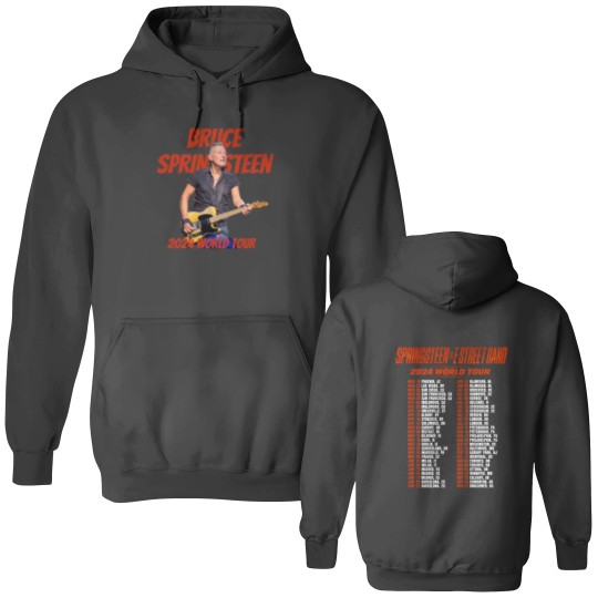 Discover Bruce Springsteen And E Street 2024 World Tour Double Sided Double Sided Hoodies