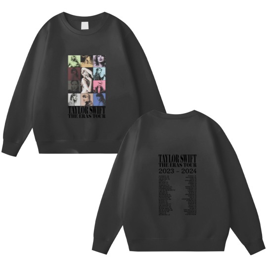 Discover Taylor Eras Tour 2 Double Sided Sweatshirts, Double-Sided Eras Tour II 2024 World Cities TTPD Double Sided Sweatshirts