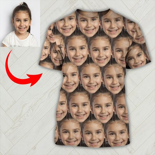 Discover Custom Face T-Shirt on your own