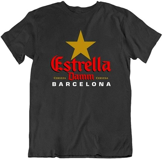 Discover Estrella Damm Barcelona Camiseta Unisex para Los Amantes de La Cerveza