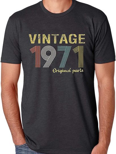 Discover 50th Birthday Vintage 1971 T Shirt