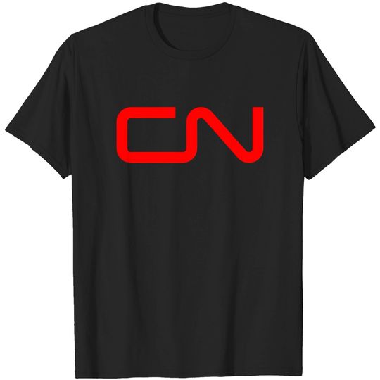 Discover canadian national cn railway logo T-shirt