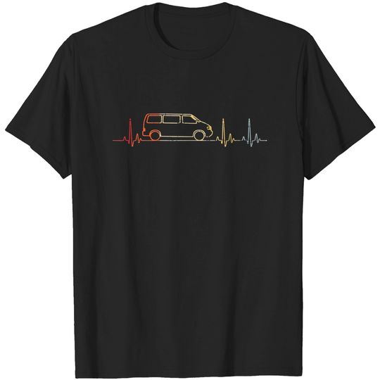 Discover Bus Herzschlag Geschenk T-Shirt