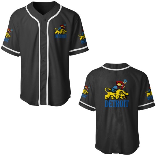 Discover Detroit Lions 1934-1945 House Flags Baseball Jerseys