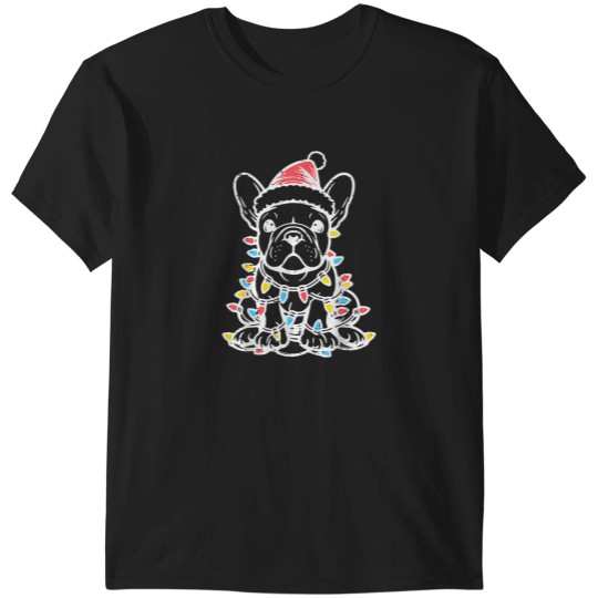 Discover christmas dog french bulldog frenchie s T-Shirts