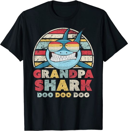 Discover Grandpa Shark Shirt, Gift For Grandad T-Shirt